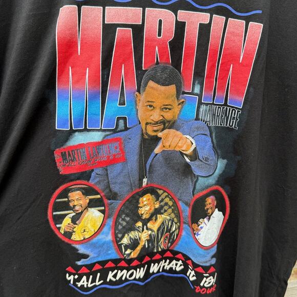 Martin Lawrence Y'all Know What It Is comedy Tour 2024 Black shirt Size XL - Picture 5 of 5